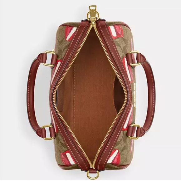 🎉SALE🎉Coach X Tom Wesselmann Rowan Satchel In Signature Canvas NWT - Picture 6 of 8